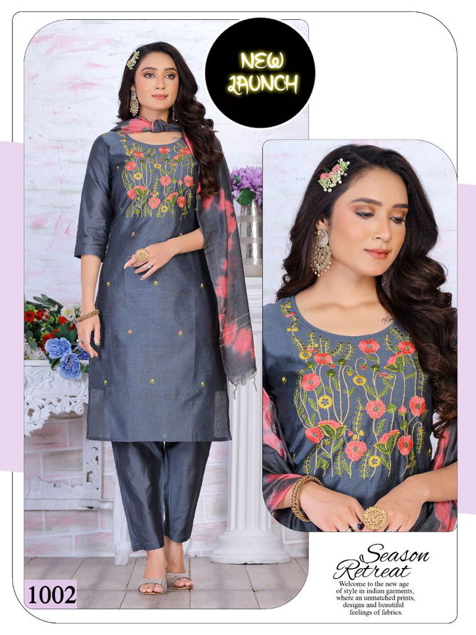 Beauty Kayra New Exclusive Wear Silk Designer Kurti Pant With Dupatta Collection